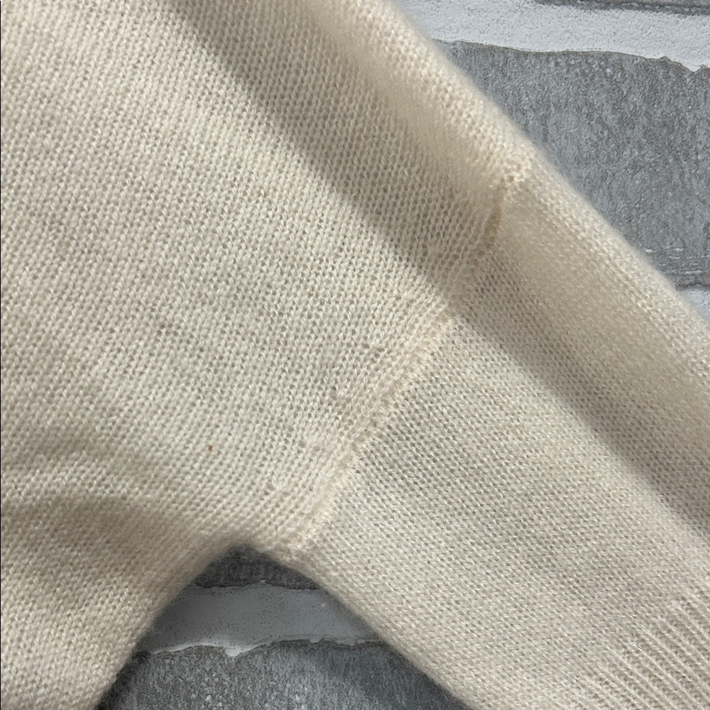 Allude 100% Cashmere Oversized Cream Sweater Size S Luxury Minimalist Luxury - Picture 14 of 14